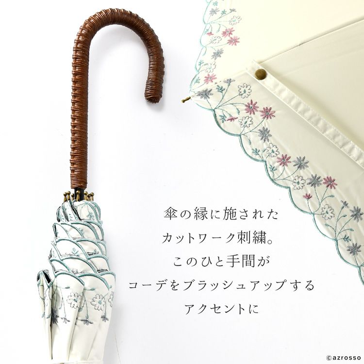 パールトーン・ラーフエイド加工済み 晴雨兼用 長傘